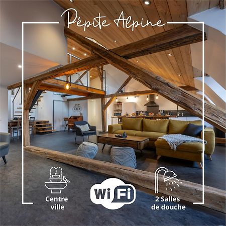 Superbe Loft - Situ Sur La Place Centrale Barcelonnette Exterior foto